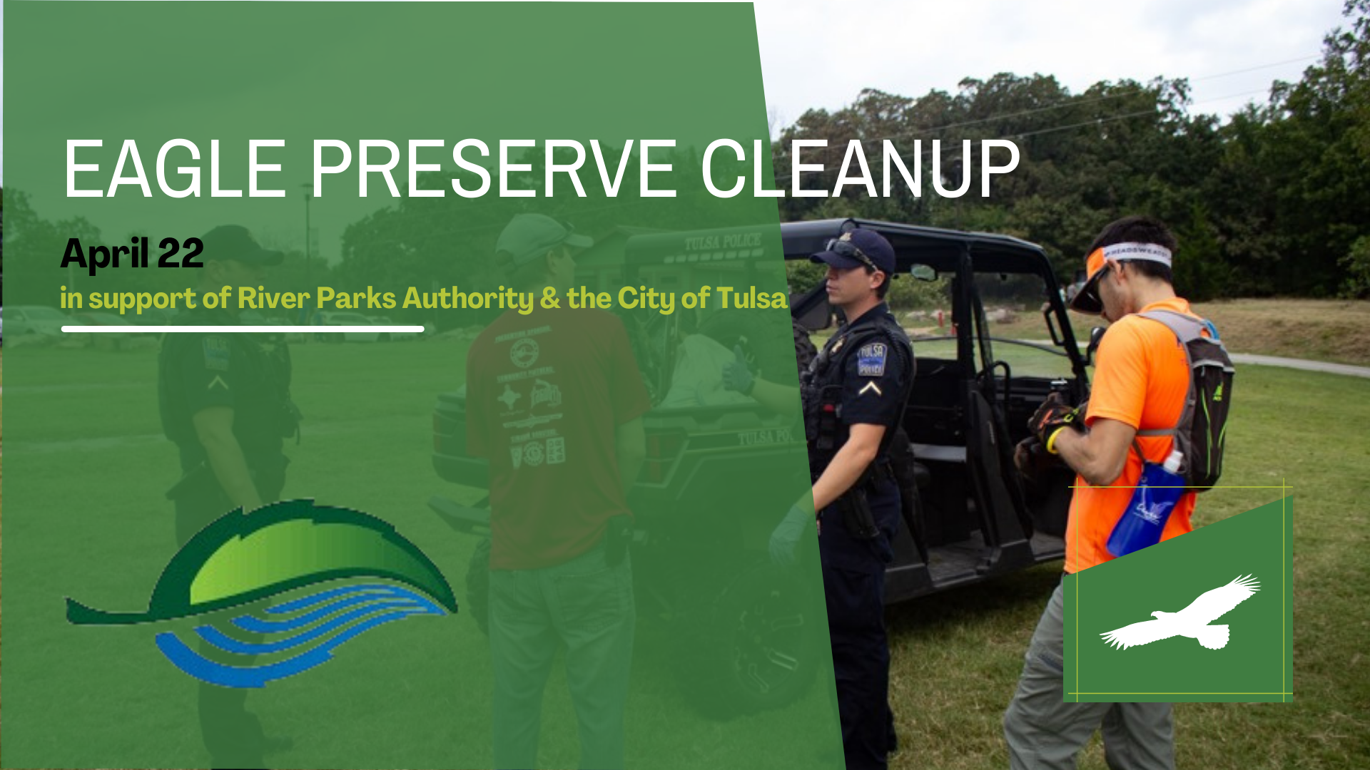 Bald Eagle Preserve Cleanup April 22 9AM - Noon